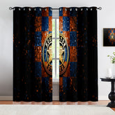 Houston Astros Blackout Curtains Drapes For Window Treatment Set
